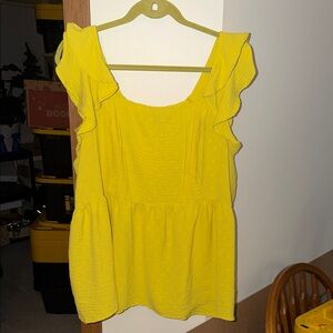 Lane Bryant Ruffle Sleeve Blouse